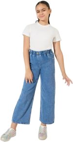⁦Styli Girls Basic Round Neck T-Shirt⁩ - الصورة ⁦2⁩