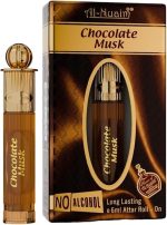 Al-Nuaim Chocolate Musk Alcohol Free Attar Roll On for Men & Women - 6ml | Exquisite & Long Lasting Fragrance