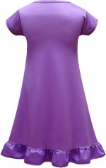 ⁦MSSmile-FANKID Kuromi Nightgowns Little Girls Casual Kuromi Dress Costume, Purple02, 5-6 Years⁩ - الصورة ⁦2⁩