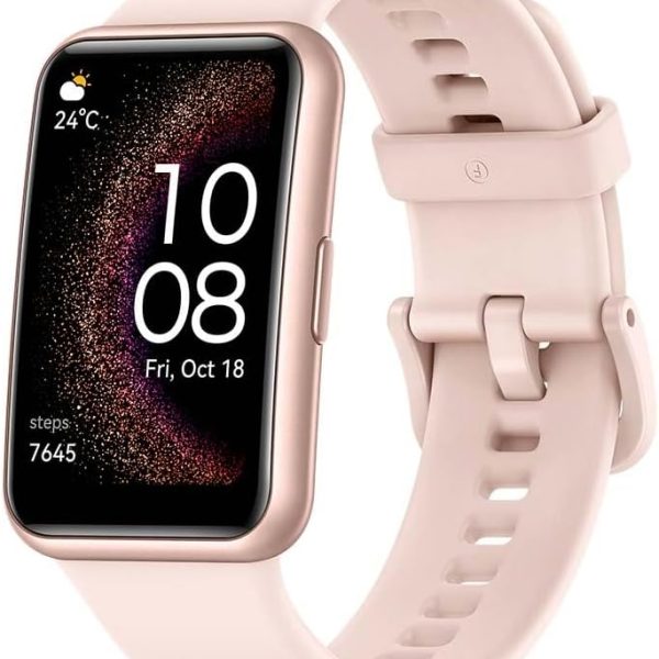 HUAWEI Watch FIT Special Edition, 1.64 Inch HD AMOLED Display, Professional Health Management, Integrated GPS, Practical Everyday Assistant, Nebula Pink