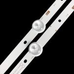 ⁦TILLOJJ 3Pcs Led Backlight Tv Strip 32 inch 6led 562mm 32D2000N SVJ320AK3 LED32C1000N 32D3000iD CHM32D2000 SVJ320AL1 SVJ320AG2 SVJ320AK⁩ - الصورة ⁦2⁩