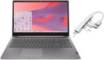 Lenovo IdeaPad 3i Chromebook 15.6” FHD 1920 x 1080 Display | Intel Celeron N4500 1.1GHz | Intel UHD Graphics | Camera |Grey | 4GB RAM | 64GB SSD | Chrome OS | Bundle with USB 3.0 Hub