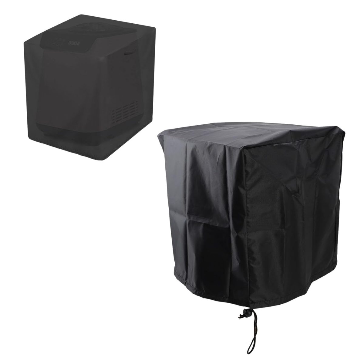 ⁦Tnfeeon Ice Maker Cover, Easy to Clean and Waterproof Ice Machine Protector, Premium Material, Fit Countertop Icemakers, with Secure Fit, for Universal Makers⁩ - الصورة ⁦4⁩