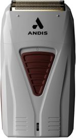 Andis TS-1 17235 Pro Foil Lithium Titanium Foil Shaver, Cord/Cordless, Smooth Shaving Cordless Shaver with Charger, Gray