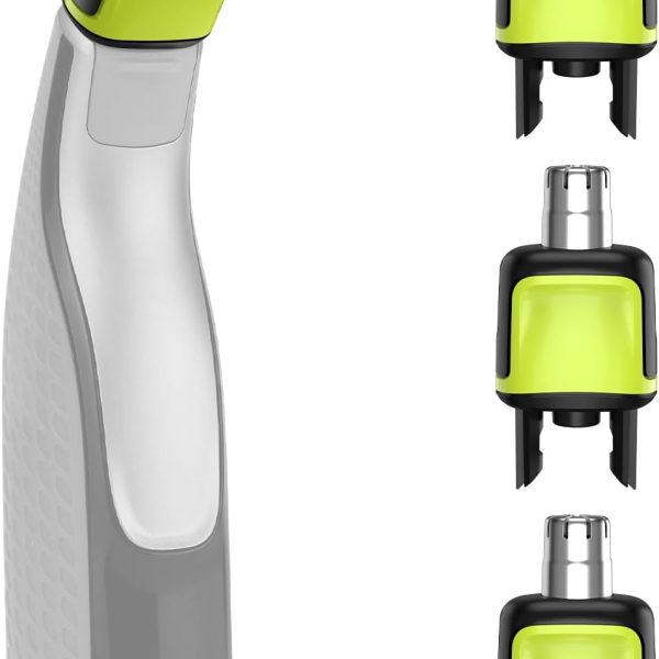 Yinke Nose Hair Trimmer Replacement Heads Compatible with One Blade QP2520 / QP2630 & OneBlade pro Shaver, Waterproof Dual Edge Blades for Easy Cleansing (3 Pcs)