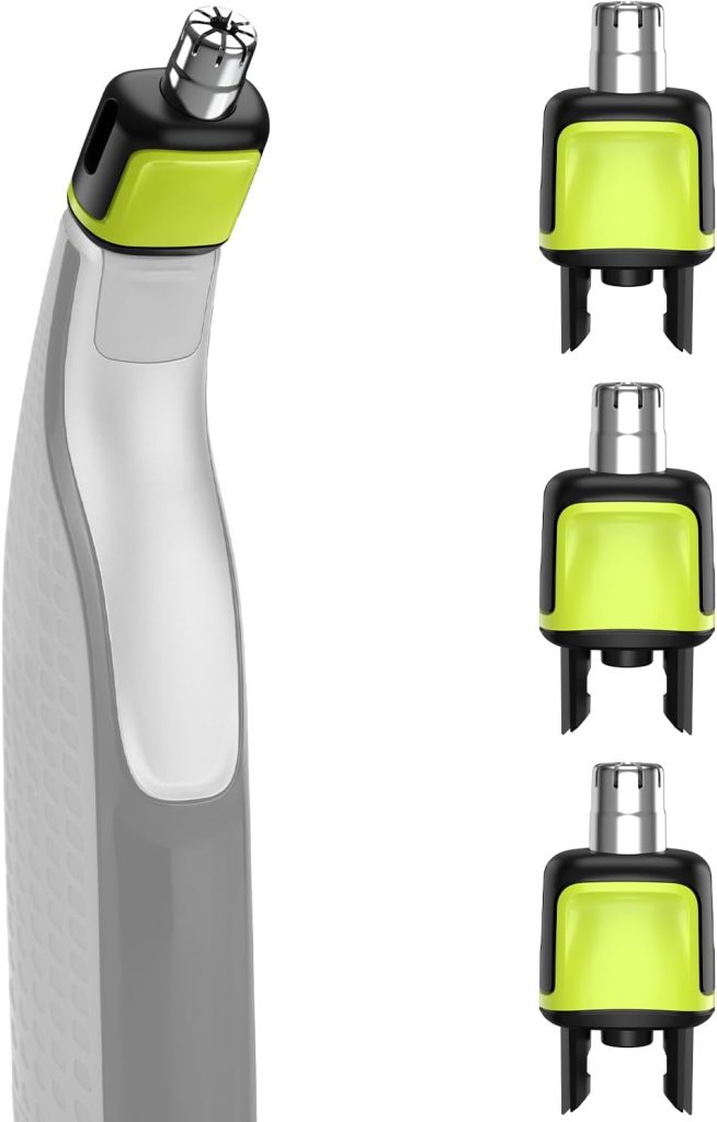 Yinke Nose Hair Trimmer Replacement Heads Compatible with One Blade QP2520 / QP2630 & OneBlade pro Shaver, Waterproof Dual Edge Blades for Easy Cleansing (3 Pcs)