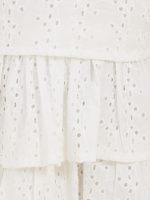 ⁦Styli Girls Schiffly Dress With Tiers⁩ - الصورة ⁦5⁩