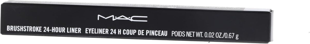 ⁦MAC Brushstroke Liner Brush - Black Eyeliner - Liquid - Long-lasting, Water-resistant, Smudge-proof⁩ - الصورة ⁦4⁩