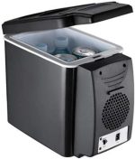 OIUQWWS Mini Car Fridge Cooler Warmer Compressor Fridge Travel Refrigerator Portable Electric Icebox Cooler Box Auto Freezer