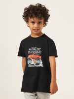 ⁦Styli Boys Graphic Print Short Sleeve T-Shirt⁩ - الصورة ⁦2⁩