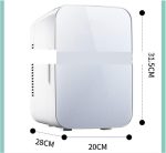 ⁦QBNZAXC Mini fridge Refrigerators For Home Kitchen Picnic Camping Mini Refrigerator 6L Portable Electric Fridge Silent Cooler Warmer Compact⁩ - الصورة ⁦2⁩