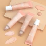 ⁦KASTWAVE Liquid Foundation Cream, 2 Pcs Long-Lasting Hydrating Foundation, Full Coverage Matte Concealer Make Up, Oil Control & Waterproof Base Primer, with Foundation Brush, for Face Makeup (1 Fl.Oz)⁩ - الصورة ⁦7⁩