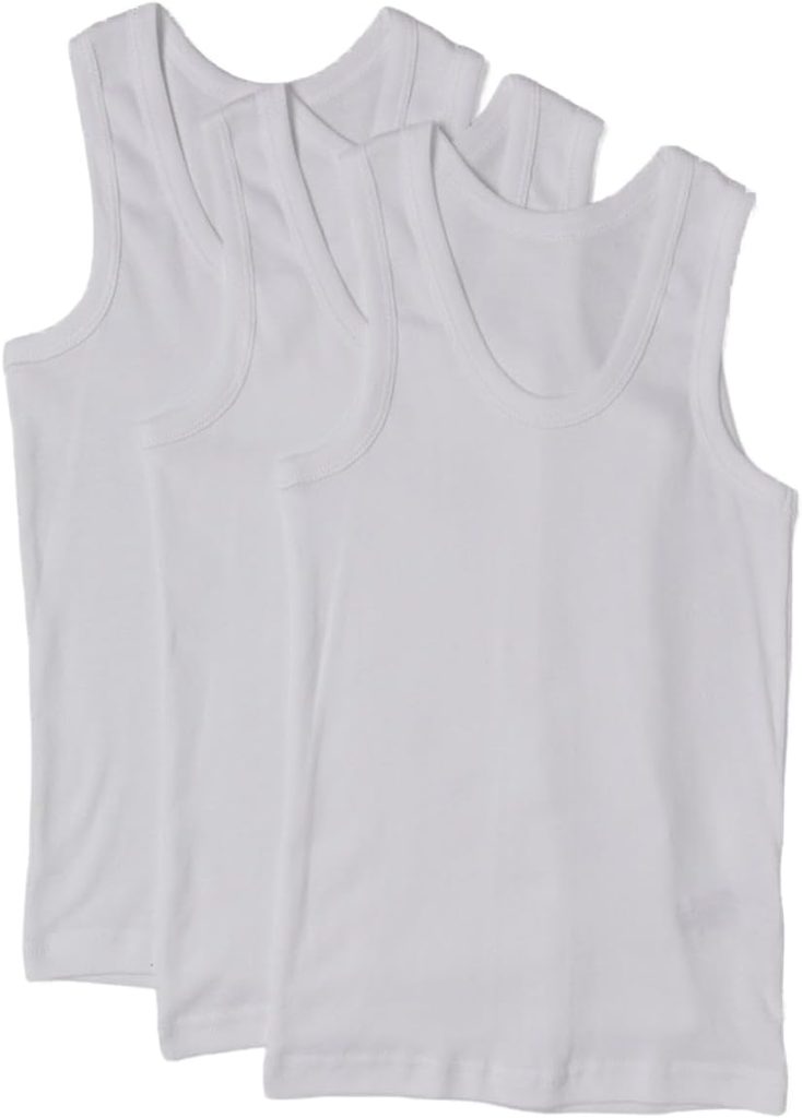 REDTAG Boys Basic Vest Set (Pack of 3)