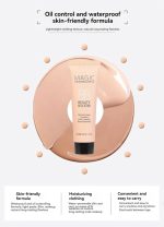 ⁦2Pcs-Hydrating BB Cream & Full-Coverage Concealer, Moisturizing Contour and Brighten, Face Concealer for Dark Circles, Lightweight, Conceals, Tinted Moisturizer to Even Tone(Natural Beige)⁩ - الصورة ⁦3⁩