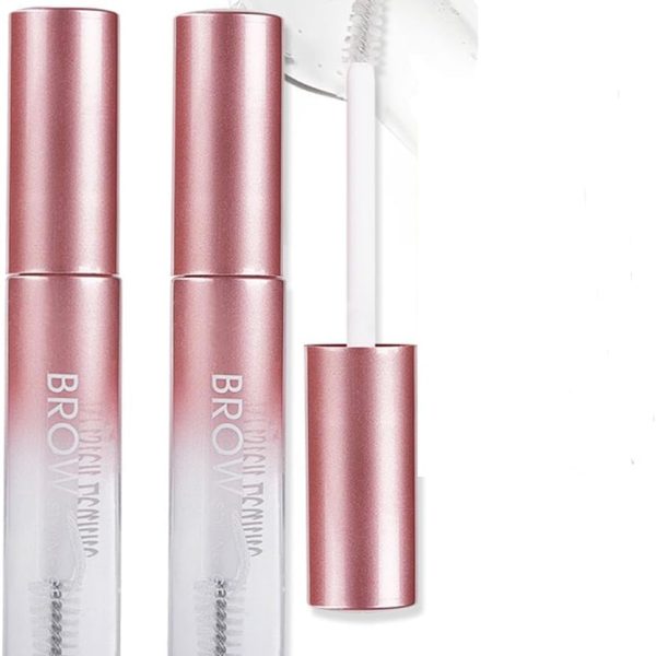 NALACAL 2Pcs Clear Brow Mascara Setting Gel Makeup Set,Eye Brow Eyebrow Glue Soap Wax Lift Gel Clear,gel para cejas transparente,Brow Fast Sculpt,Cruelty Free,Long Lasting Waterproof Cosmetics Make Up