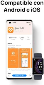 ⁦HUAWEI Watch FIT Special Edition, 1.64 Inch HD AMOLED Display, Professional Health Management, Integrated GPS, Practical Everyday Assistant, Nebula Pink⁩ - الصورة ⁦7⁩