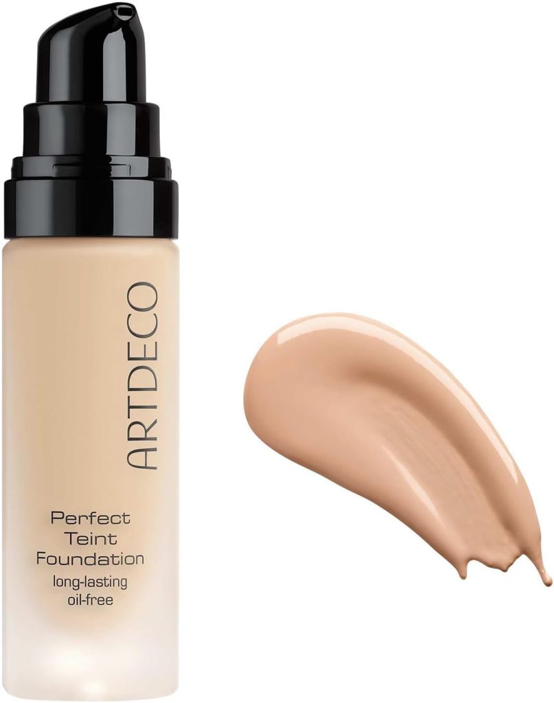 ARTDECO Perfect Teint Foundation - Natural N°35 - Lightweight Liquid Formula - Medium to Full Coverage - Without Mask-Like Effect - Conceals Imperfections - Vegan Makeup - Hyaluron - 0.67 Fl Oz