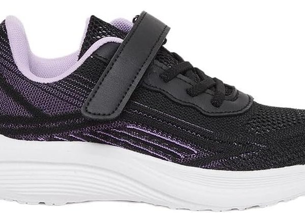 Styli Boys Boys Black Sneakers With Hook And Loop