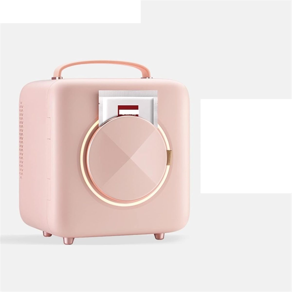 ⁦Avcbno Compact refrigerator Mini Fridge Cosmetic 9L Small Skincare Fridge Home Portable Mini Refrigerator Energy Saving Small Refrigerator Single Door⁩ - الصورة ⁦2⁩