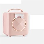 ⁦Avcbno Compact refrigerator Mini Fridge Cosmetic 9L Small Skincare Fridge Home Portable Mini Refrigerator Energy Saving Small Refrigerator Single Door⁩ - الصورة ⁦2⁩
