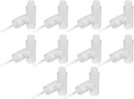 ⁦Refillable Lip Glaze Bottle, 10 Pack Clear Empty Lip Gloss Tube Leakproof Clear Plastic Small Travel Lip Cosmetics⁩ - الصورة ⁦3⁩