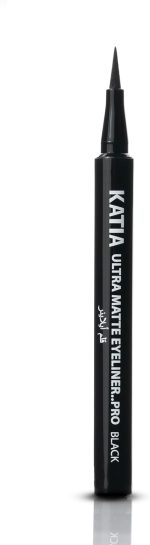 Katia Ultra Matte Eyeliner for Women, Pro Black