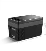 ⁦QBNZAXC Mini fridge 25L Refrigerator Freezer Mini Fridge Electric Cooler Warmer Box For Camping Travel Home Office Fridge⁩ - الصورة ⁦4⁩