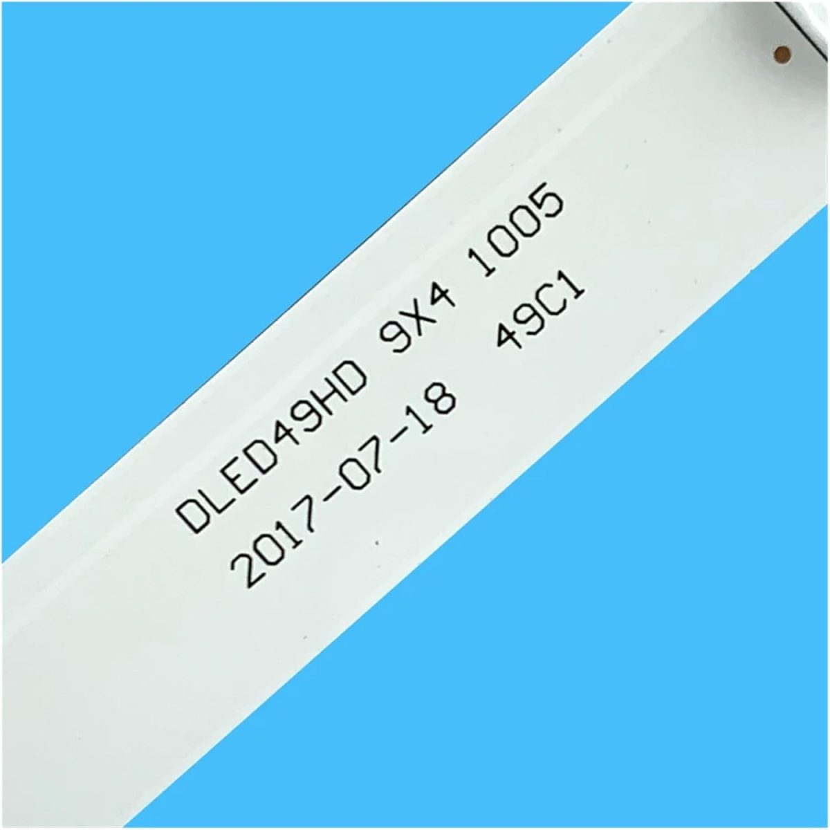 ⁦XSGZFC 100% New 9PCS 451MM Original LED Backlight Bar for 49 Inch TV DLED49HD 9X4 1005 E177671B/PEC BPM2V0 1732 4LEDS 3V Square Lens⁩ - الصورة ⁦2⁩