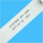 ⁦XSGZFC 100% New 9PCS 451MM Original LED Backlight Bar for 49 Inch TV DLED49HD 9X4 1005 E177671B/PEC BPM2V0 1732 4LEDS 3V Square Lens⁩ - الصورة ⁦2⁩