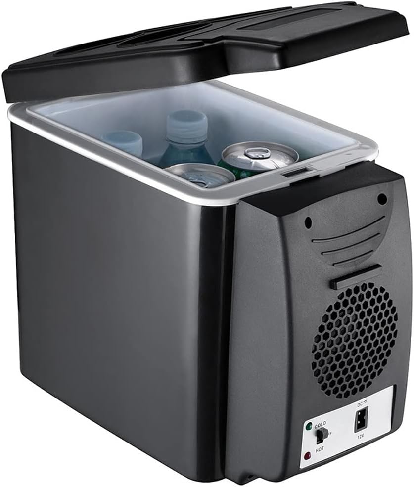 QBNZAXC Mini fridge 6 Liter Car Mini Refrigerator Fridge Lightweight Dual-Use Cool Heat Cooler Insulated Cooler Box Container Car Home Office Freeze