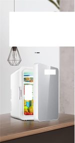 ⁦Avcbno Compact refrigerator Household Mini Refrigerator Household Mini Refrigerator Refrigerator⁩ - الصورة ⁦4⁩
