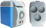 ⁦QBNZAXC Mini fridge Mini Car Fridge Portable Auto Refrigerator Multi-Function Cooler Freezer Warmer for Travel Home Camping⁩ - الصورة ⁦3⁩