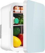 Avcbno Compact refrigerator 20L Mini Fridge Refrigerator Beauty Cooler Warmer Refrigerators Constant Temperature Skincare Preservation For HOME