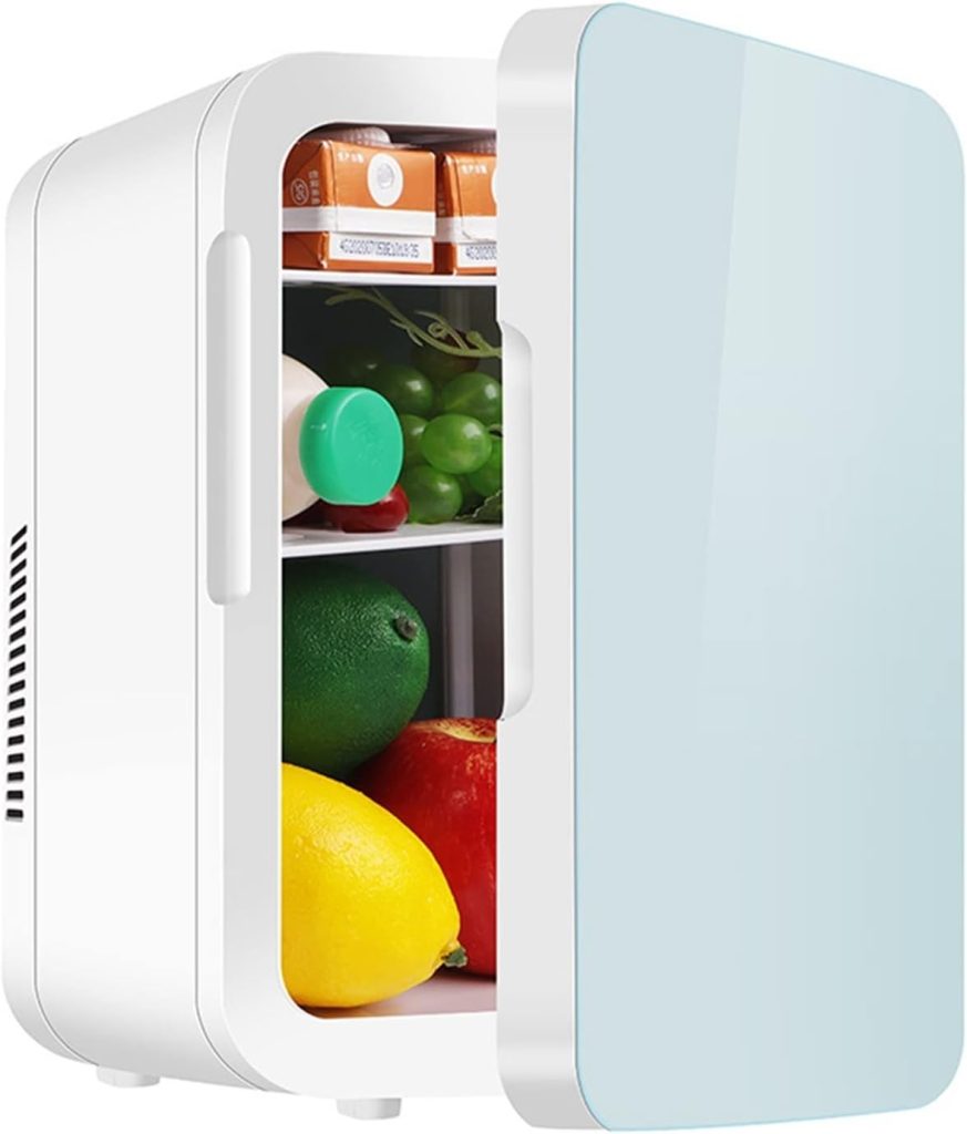 Avcbno Compact refrigerator 20L Mini Fridge Refrigerator Beauty Cooler Warmer Refrigerators Constant Temperature Skincare Preservation For HOME