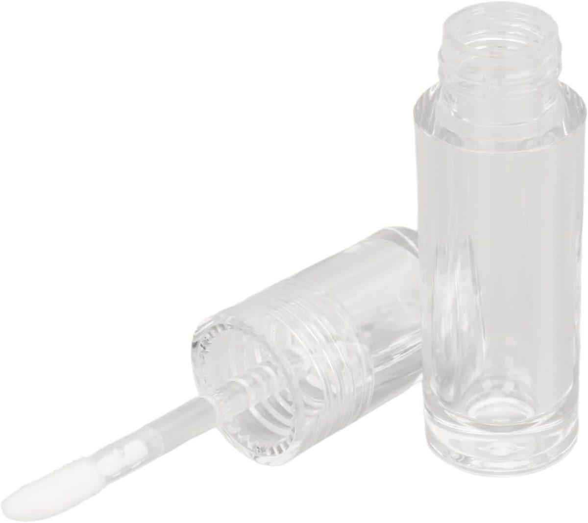 ⁦Refillable Lip Glaze Bottle, 10 Pack Clear Empty Lip Gloss Tube Leakproof Clear Plastic Small Travel Lip Cosmetics⁩ - الصورة ⁦8⁩
