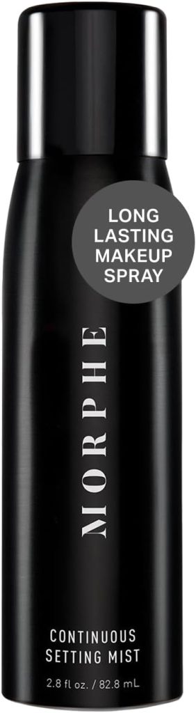 Morphe Continuous Setting Spray - Micro-Fine Setting Spray for Makeup with a Natural Finish - Helps Makeup Resist Caking or Fading & Increases Wear of Foundation (2.8 fl oz)