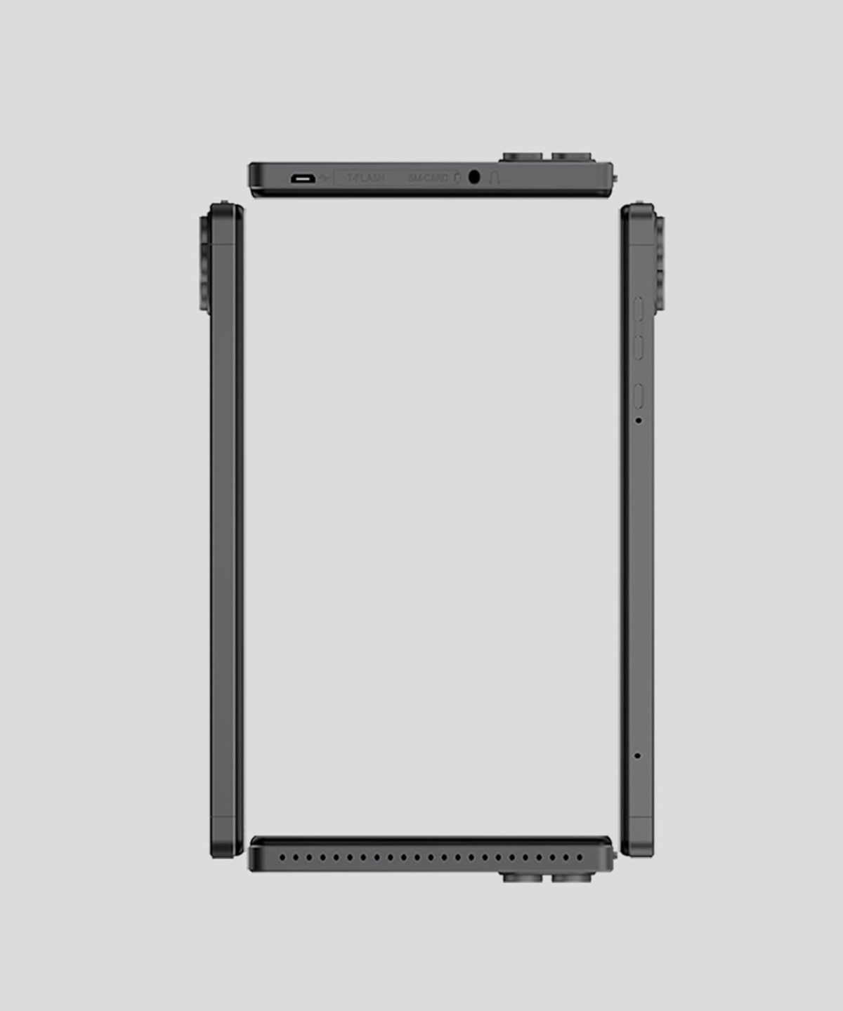 ⁦C Idea 7"Inch Smart Tablet CM513 Pro - 5G Android Tab With 128GB Rom+4GB Ram,Quad-Core,Wifi - 5G/LTE Kids Tablet Pc With Smart Cover (Silver)⁩ - الصورة ⁦4⁩