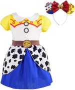Dressy Daisy Princess Fancy Dress Cowgirl Halloween Party Costume for Toddler Girls