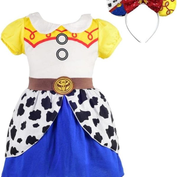 Dressy Daisy Princess Fancy Dress Cowgirl Halloween Party Costume for Toddler Girls