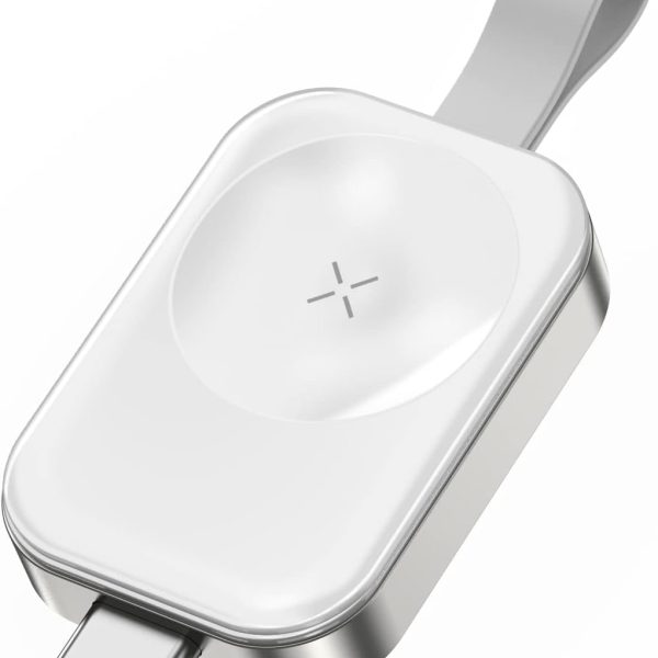 Excefore Portable Apple Watch Charger，iWatch Wireless Charger with USB C Fast Charging Magnetic Travel Charger for Apple Watch Series 8 7 SE 6 5 4 3 2