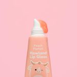 ⁦TONYMOLY x Squishmallows Howland Keychain Lip Gloss – Sheer Peach Tint, Hydrating & High-Shine Lip Balm with Peach Extract & Jojoba Oil, 11ml⁩ - الصورة ⁦8⁩
