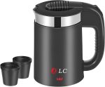 D LC Electric kettle with 2 Cups 500ML 1100Watts DLC-HT4450