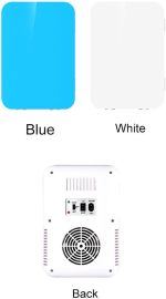 ⁦Avcbno Compact refrigerator Portable Car Freezer 8L Mini Fridge Refrigerator Car Home Dual Use Fridge Car Cooler Heater Travel Refrigerator(Blue)⁩ - الصورة ⁦6⁩