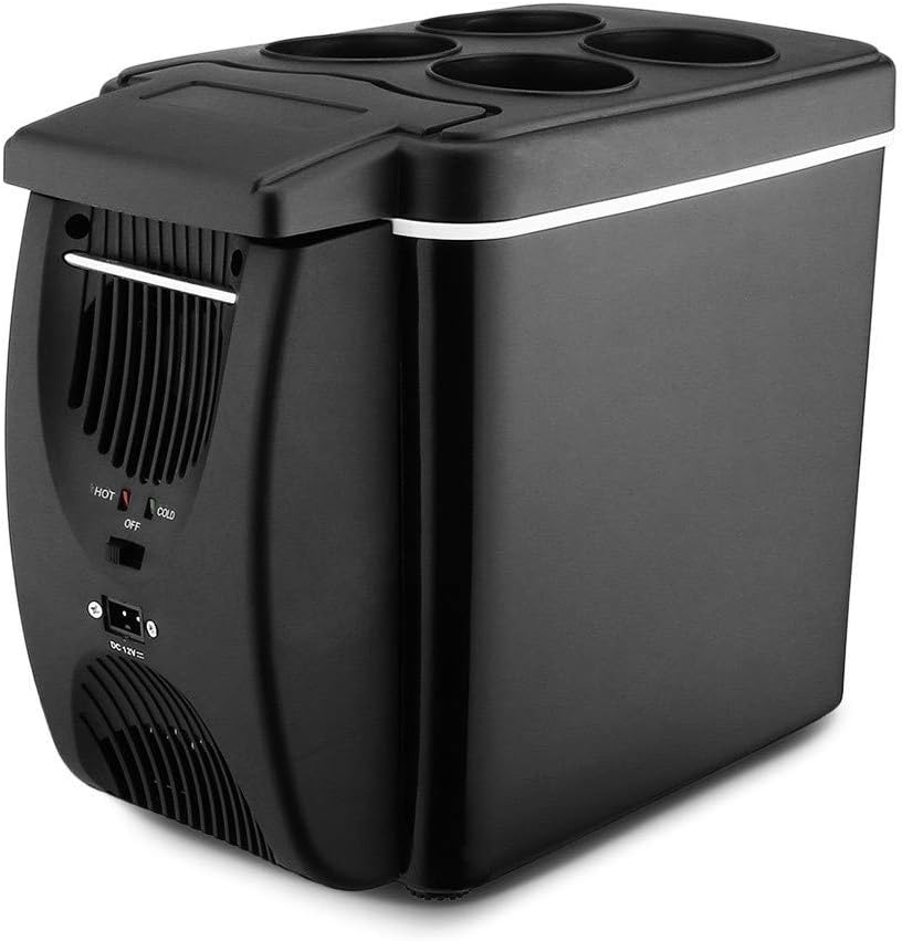 QBNZAXC Mini fridge Car Refrigerator 6L Freezer Two Type Electrical Cooler Heater for Travel Hiking Camping Outdoor Dual-use Icebox Auto Fridge