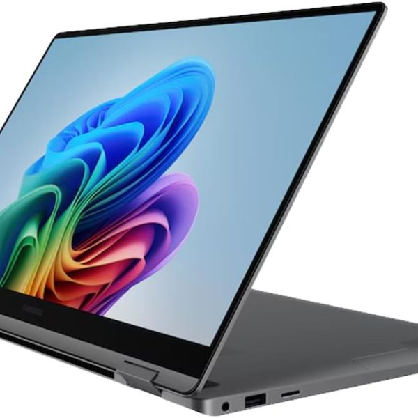 Samsung Galaxy Book5 360 Copilot+ PC (2025) 2 in 1 Laptop | 15.6" inch, 512GB SSD + 16GB RAM, Intel Core Ultra 5, English (QWERTY UK) Keyboard, Windows 11 Home - Grey