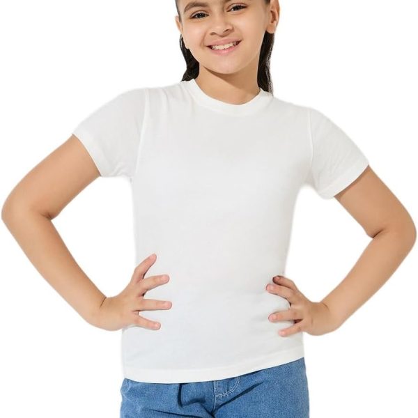 Styli Girls Basic Round Neck T-Shirt