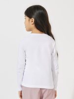 ⁦Styli Girls Basic Long Sleeve T-Shirt⁩ - الصورة ⁦5⁩