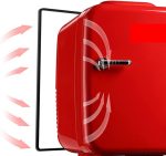⁦Avcbno Compact refrigerator Cooling And Heating Mini Refrigerator The Fridge Room Cosmetic Both Home Small Drinks Camping Makeup Portable Electric Trips⁩ - الصورة ⁦3⁩