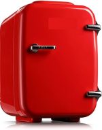 Avcbno Compact refrigerator Cooling And Heating Mini Refrigerator The Fridge Room Cosmetic Both Home Small Drinks Camping Makeup Portable Electric Trips