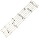 TILLOJJ 6Pcs/set 49inch 460mm LED Backlight TV Strip for V.e/stel 49inch 49HL500 49HL500 49FD7300 49HL550 49FHD269 Lt-490C770 Ves490undese